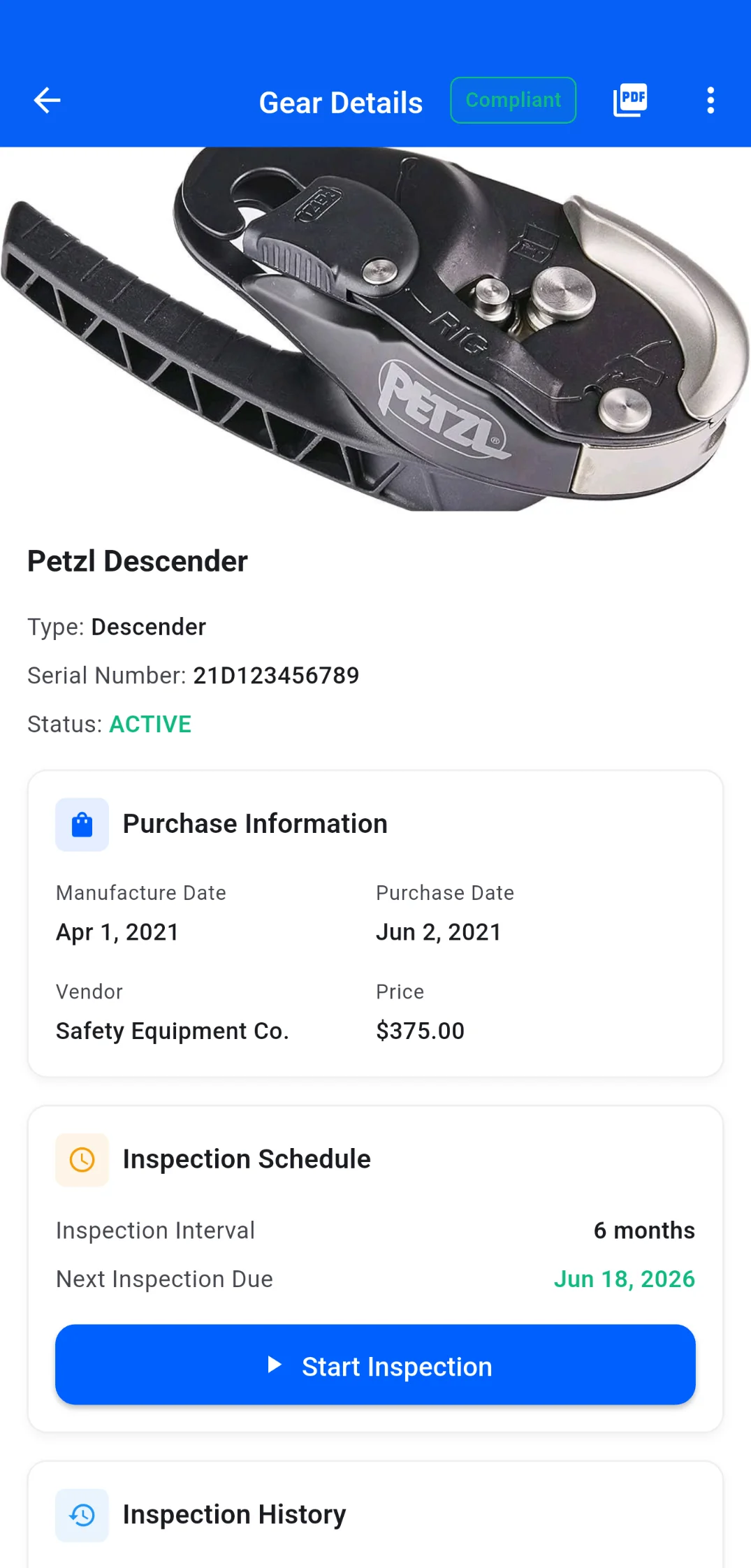 Build a project gear list