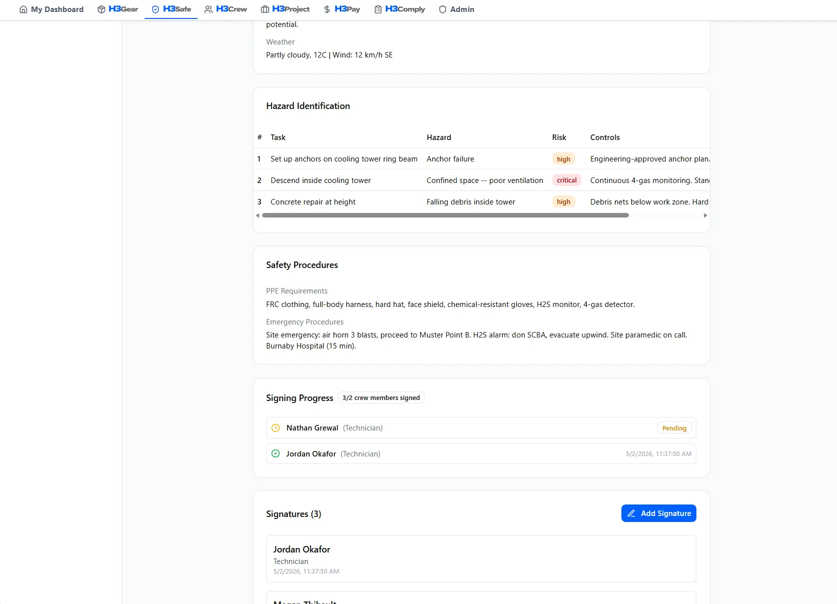 Create and review JSAs